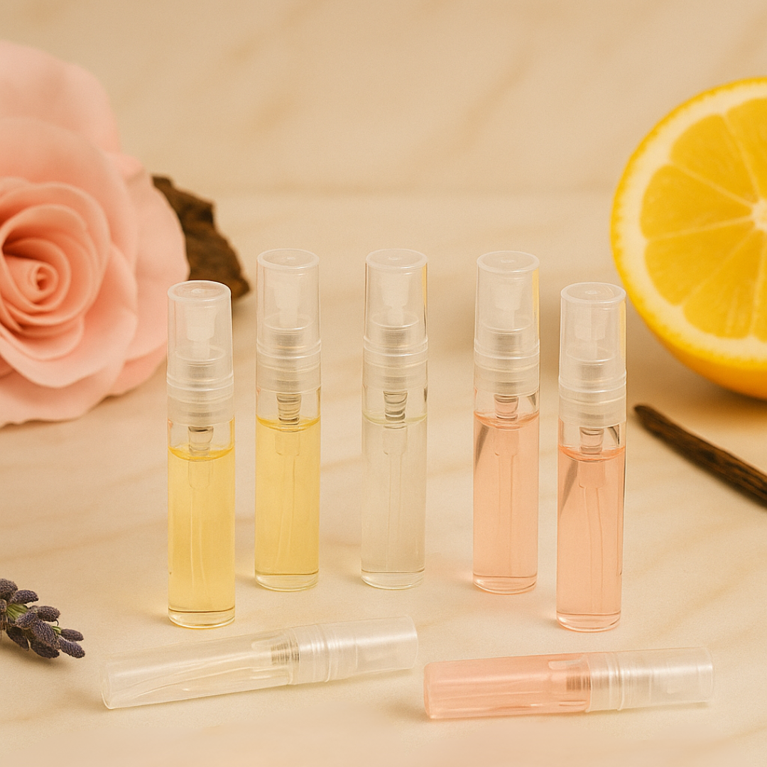 Les échantillons des parfums femmes de chez INSCENT.