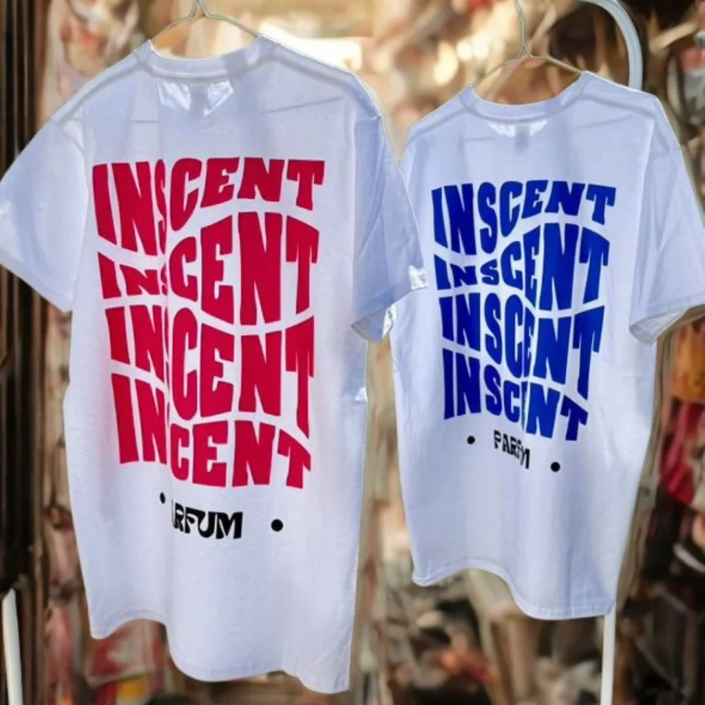 T-shirts en coton personnalisés avec la marque INSCENT