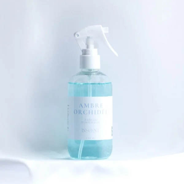 Spray parfum d’intérieur Inscent Ambre Orchidé, diffuseur d’ambiance 250 ml au parfum doux et gourmand